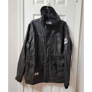 Omit Apparel Wax Hooded Utility Jacket L